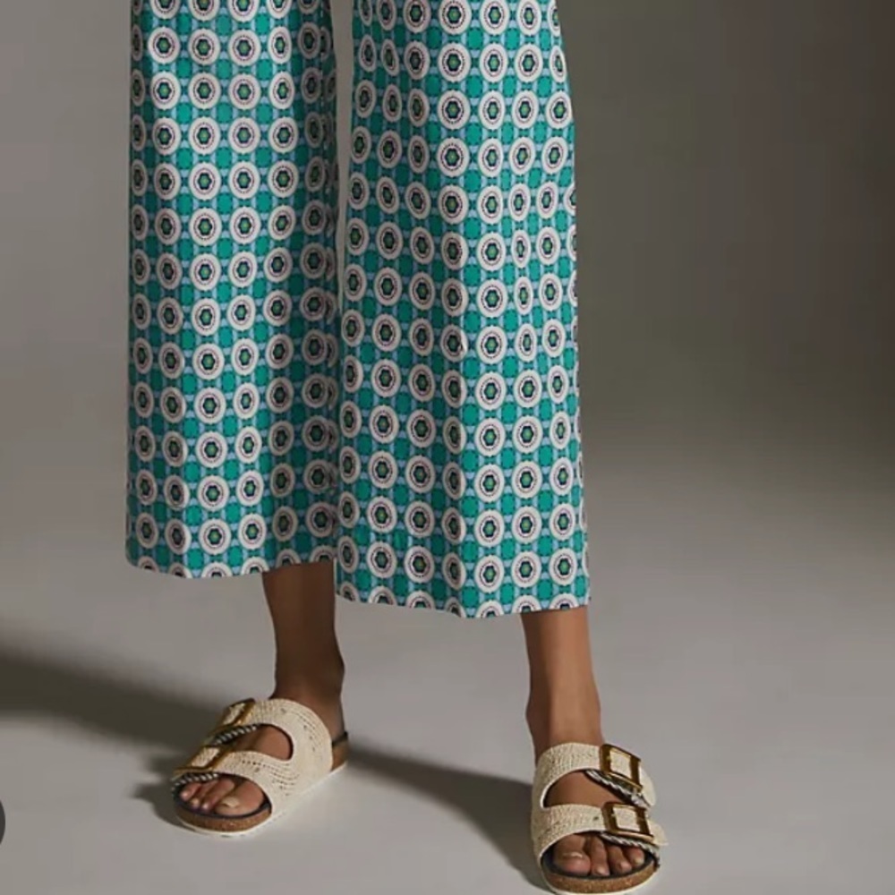 Anthropologie Maeve wide leg trouser pants size 28T new - Picture 2 of 5
